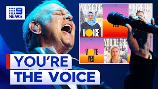 John Farnham gives iconic anthem to the Voice to parliament Yes campaign  9 News Australia [upl. by Althee]