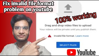 How to fix invalid file format problem when uploading video on youtube [upl. by Elnar721]