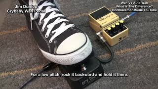 Wah Vs Auto Wah  The Difference Guitar Wah Pedal Comparison TutorialEricBlackmonGuitar [upl. by Aitel]