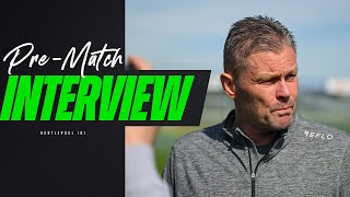 PreMatch Interview  Cotterill on visit of Pools [upl. by Zelikow971]