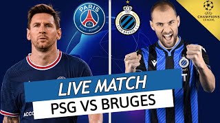 🔴🔵 PSG  BRUGES LIVE  ALLEZ PARIS  🚨POCHETTINO OUT MESSI BUTEUR  LIGUE DES CHAMPIONS  LDC [upl. by Shapiro]