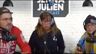 Julien and the Debbie Machine roasting Jenna on the podcast for 29 minutes straight [upl. by Aihseyn890]