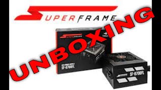 Unboxing Fonte SuperFrame SF B700FL [upl. by Sybila495]