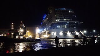 Papenburg Meyer Werft  Ausdocken SPECTRUM OF THE SEAS Meyer Werft Papenburg [upl. by Deegan]