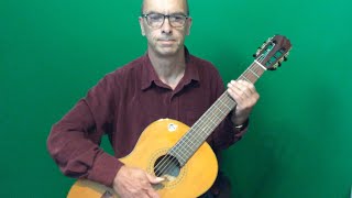 Welscher Tanz Anonymous 16th Century Video Classical Guitar [upl. by Alejandrina]