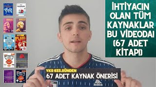 TYT KOLAYDAN ZORA TÜM DERSLER KAYNAK ÖNERİSİ   EN İYİLER BURADA   yks tyt [upl. by Lhok]