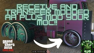 GTA 5 ONLINE  HOW TO RECEIVE AND TRANSFER MODDED AA TRAILER PLUS MOD YOUR MOC ALL IN 1 VIDEO [upl. by Younglove403]