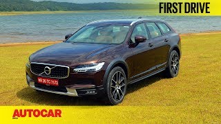 Volvo V90 Cross Country  First Drive  Autocar India [upl. by Lamak]