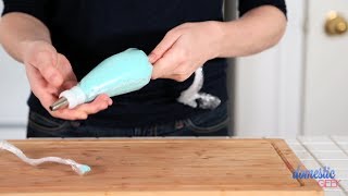 HomeHack  The BEST Way To Fill A Piping Bag [upl. by Imarej]