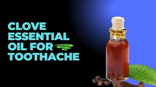 2 Easy Steps to Apply Clove Essential Oil for Toothache [upl. by Delinda]