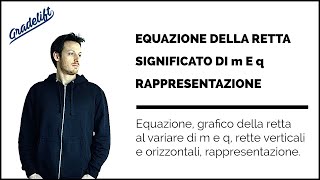 Equazione della Retta e Piano Cartesiano [upl. by Arrec]