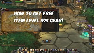 WoW WoD Patch 62 NEW apexis vendor Mount and item level 695 gear [upl. by Linette]