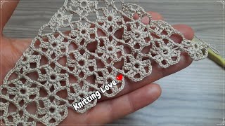 Exquisite 2024 Flower Crochet Pattern  Free Tunisian Knitting Tutorial for Beginners [upl. by Ziana972]