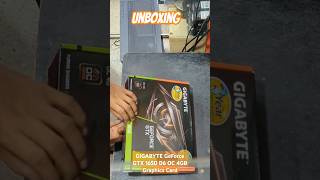 Unboxing GIGABYTE GeForce GTX 1650 D6 OC 4GB Graphics Card unboxing gigabyte shorts [upl. by Illom]