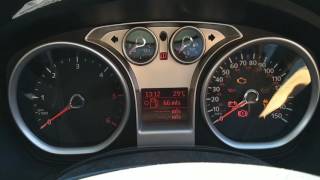 Ford focus 2009 tcdi instrument cluster fault [upl. by Akamaozu]