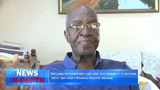 Diplomatic passport use and the immunity it occurs with diplomat Ronald Austin Senior [upl. by Yrro]