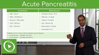 Acute Pancreatitis Etiology Signs and Symptoms amp Treatment – Pathology  Lecturio [upl. by Landrum]