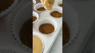 Mini Pumpkin Cheesecakes  Pumpkin Cheesecakes Made in a Muffin Pan  The Floral Apron [upl. by Wardieu187]