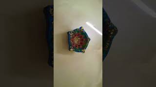 Small diya 🪔 painting craftstudio youtubeshorts painting craftsstudio musicsong drawing [upl. by Marra]