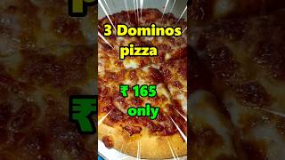 I got 3 Dominos Pizzas for only ₹165 🍕🔥 Hack to get huge discounts💸🤑 minivlog foodie [upl. by Gordie385]