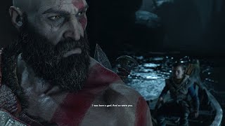 God of War 4  Kratos Reveals To Atreus Hes a God From Sparta God of War 2018 PS4 Pro [upl. by Cates]