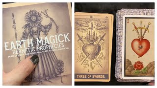 Earth Magick Tarot unboxing amp flip through plus oracle pairings [upl. by Diamond]