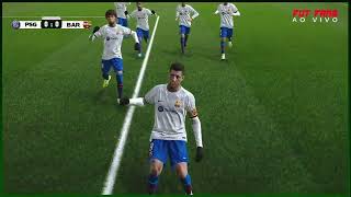 PSG 4 X 1 BARCELONA AO VIVO GAMEPLAY COMPLETA [upl. by Deanne332]