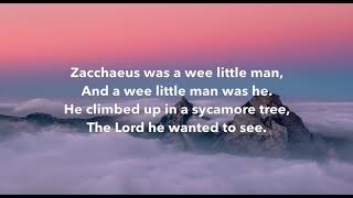 Zacchaeus Was a Wee Little Man [upl. by Carilyn]