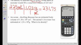 Calculating Density  Intensive Property  wwwwhitwellhighcom [upl. by Suraved97]