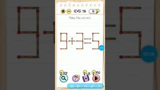 Braintest level 116make this correcttricky puzzle walkthrough [upl. by Danzig]