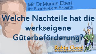 Welche Nachteile hat die werkseigene Güterbeförderung [upl. by Barby]