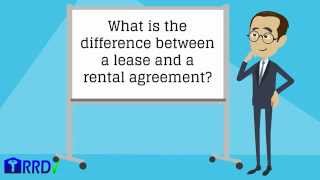 Landlord IQ Whats the Difference Between a Rental Agreement and a Lease [upl. by Ihtraa]