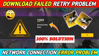 Free fire DOWNLOAD FAILED RETRY problem 😭 6 tricks 100 working 🔥Network problem solve 🥵 FF INDIA [upl. by Simson]