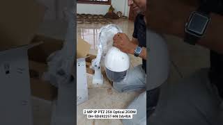 2MP IP NETWORK PTZ CAMERA 25X Optical ZOOM DAHUA Cctv camera 360 UNBOXING [upl. by Cerelia]