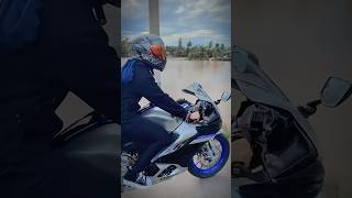 Knock knock whos there￼ fypシ゚viral bikelover yamaha r15m subscribe share bikegirl [upl. by Notsle954]