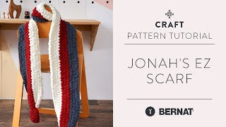 EZ Knitting  Jonahs EZ Scarf [upl. by Jelks155]