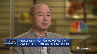 Masa Son on SoftBanks WeWork Investment [upl. by Illil]