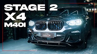 LAUNCH CONTROL E RONCO DE PORSCHE NA X4 M40i STAGE 2 [upl. by Margaux]