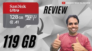 💥SanDisk 128 GB SD Card Review💥 sdcard 128gb memory AmazonFlipkartReview [upl. by Itida]