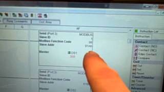 PLC control of a VFD via Modbus [upl. by Annahaj]