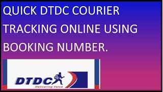 DTDC Courier Status Tracking Online In 1 Minute In 2022 Anywhere Any State In India Quick [upl. by Ecirehc]