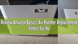 Review Amazon Basics Air Purifier Replacement Filters for Home Bedroom With True HEPA Air Filter 3 [upl. by Eleazar]