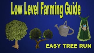 OSRS  Farming Guide  Tree RunsLow Level Farming [upl. by Eila705]