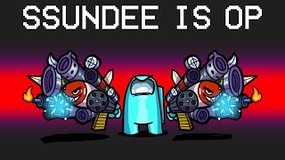 SSundee is OP in Among Us [upl. by Muhcan514]