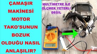 Çamaşır Makinesi Motoru Tako Ölçümü ve 2 Tane Püf Nokta [upl. by Isawk]