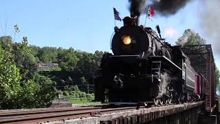 GSMR 1702 Steam in the Nantahala Gorge [upl. by Takeshi]