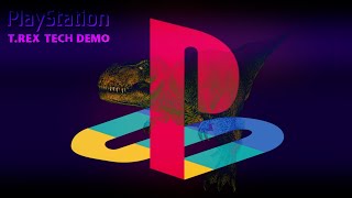 Playstation 30th Anniversary  TRex Tech Demo  Music Remaster [upl. by Esinev662]