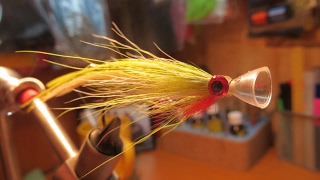 Sand eel tube fly Tying step by step  Мушка на трубкеИмитация песчанки [upl. by Pietrek]