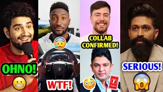 YouTuber Had to say SORRY for this HUGE MISTAKE 😰 MrBeast TSeries COLLAB Samay Raina MKBHD [upl. by Annaerb]