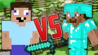 Noob vs Pro Minecraft Machinima [upl. by Luthanen]